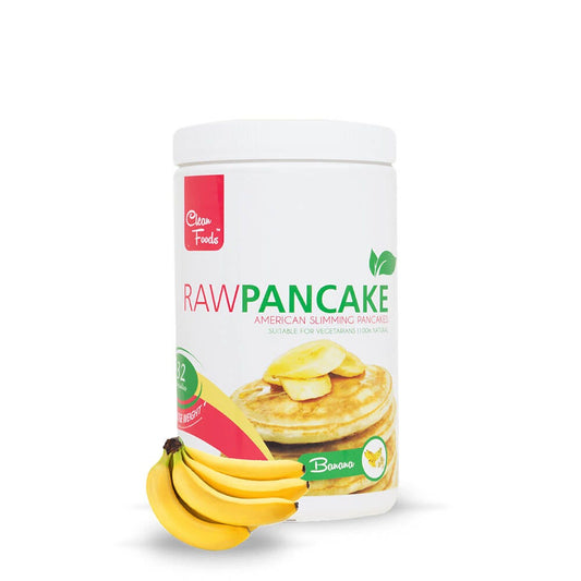 Raw pancake banana