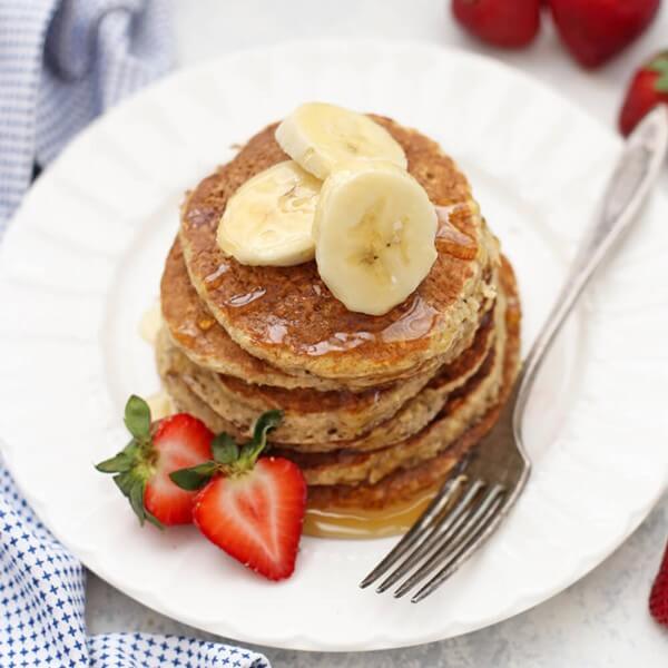 Raw pancake banana