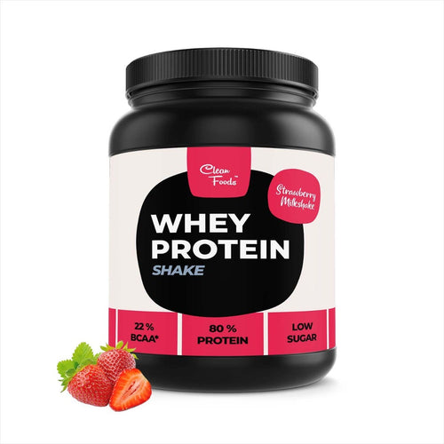 Whey Protein Shake Strawberry Milkshake